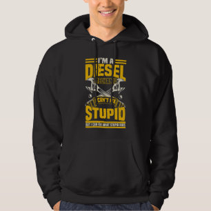 LKW-Fahrer Diesel-Mechaniker Ich kann Dummheit nic Hoodie