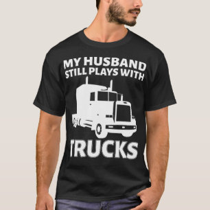 LKW-Fahrer farbenfrohe lustige Yoga  T-Shirt