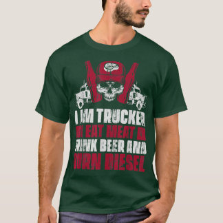 Lkw-Fahrer - Funny Big Trucking Trucker2746 T-Shirt