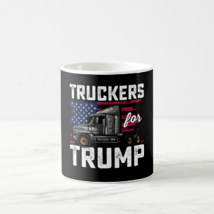 LKW-Fahrer für Trump Präsidentschaftswahl Vintage Kaffeetasse