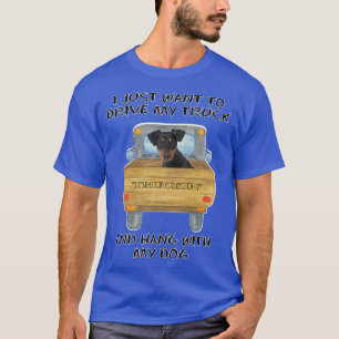 LKW-Fahrer Hund deutscher Pinscher T-Shirt