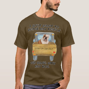 Lkw-Fahrer Hund Französischer Bulldog 2 T-Shirt
