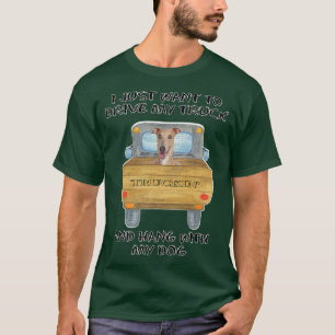 Lkw-Fahrer Hund Greyhound T-Shirt
