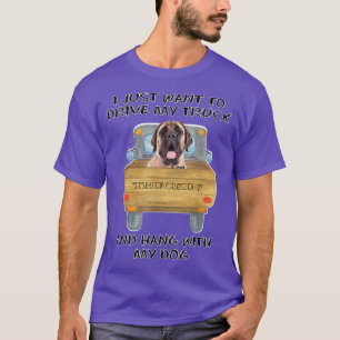 Lkw-Fahrer Hund Mastiff T-Shirt