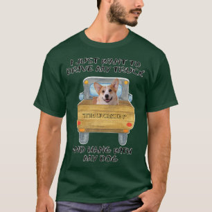 Lkw-Fahrer Hund Pembroke Welsh Corgi T-Shirt