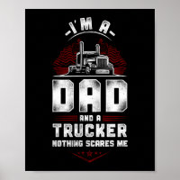 LKW-Fahrer Ich bin Vater und LKW