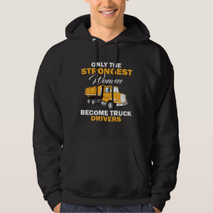 Lkw-Fahrer-Idee für Frauen Hoodie