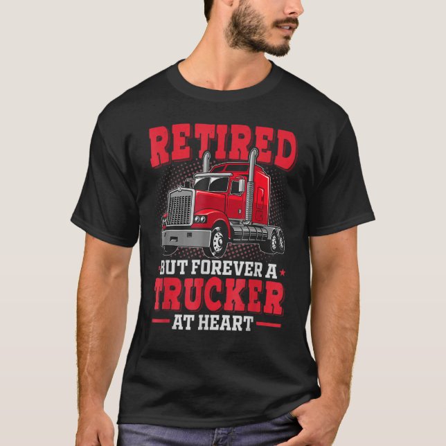 LKW-Fahrer im Herzen T-Shirt (Vorderseite)