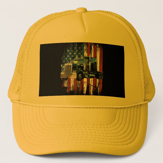 LKW-Fahrer LKW-Fahrer Gi Truckerkappe (Vorderseite)