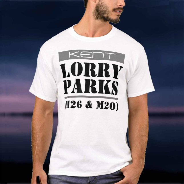 Lkw-Fahrer & Lkw Kent Autobahnen - Brexit T-Shirt (Von Creator hochgeladen)