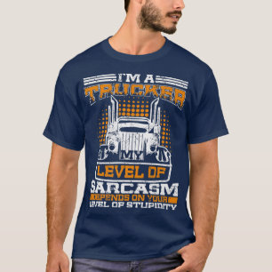 LKW-Fahrer - Lustiger großer LKW-Fahrer2741 T-Shirt