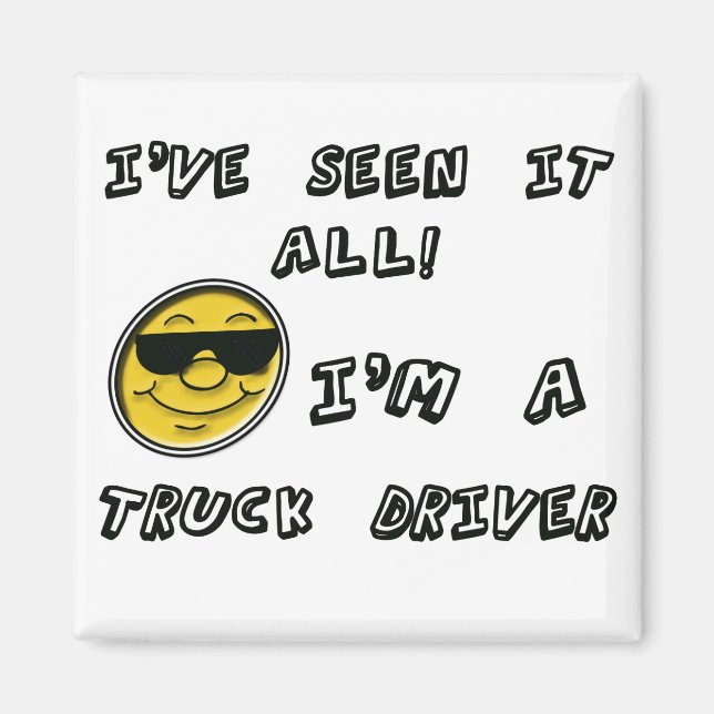 LKW-Fahrer Magnet (Vorne)