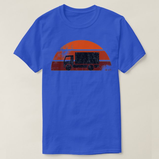 LKW-Fahrer mit einfachem Design T-Shirt (Design vorne)