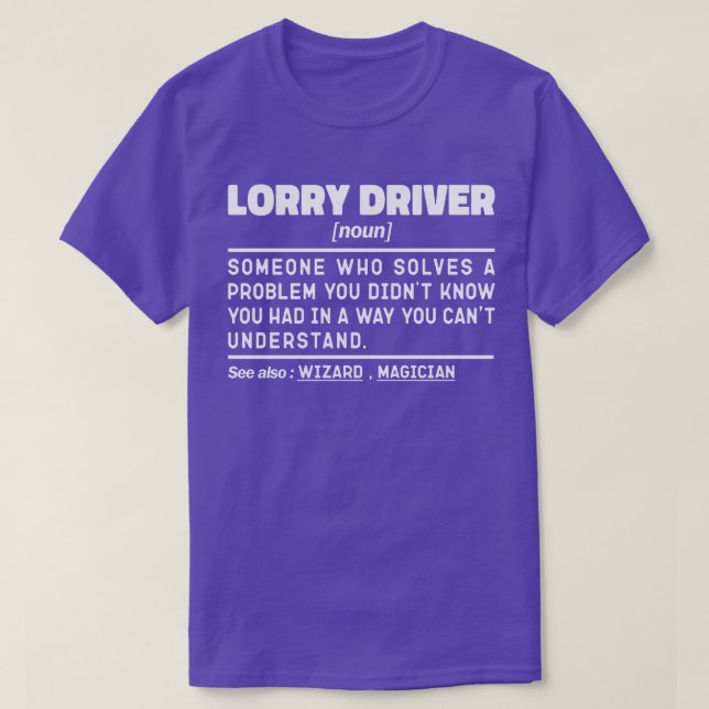 Lkw-Fahrer Noun Cooler Vater Lkw-Liebhaber T-Shirt (Design vorne)