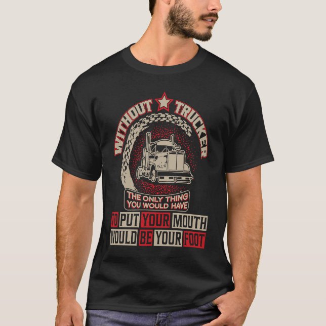 LKW-Fahrer Papa Männer T-Shirt (Vorderseite)