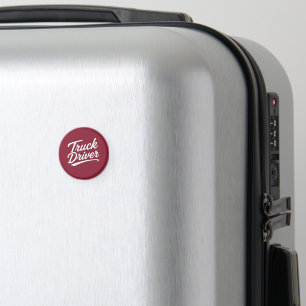 LKW-Fahrer-Schrift-Typografie-Geschenk Magnet