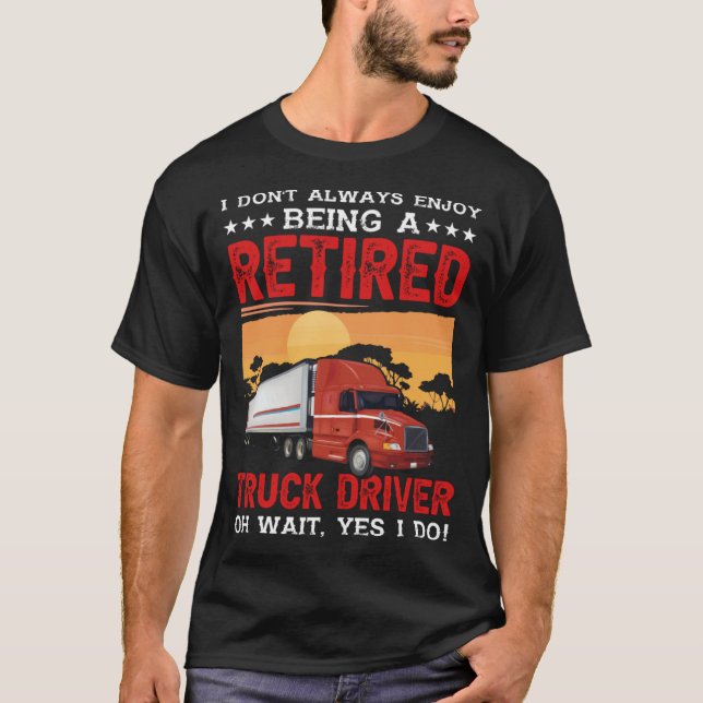 LKW-Fahrer T-Shirt (Vorderseite)