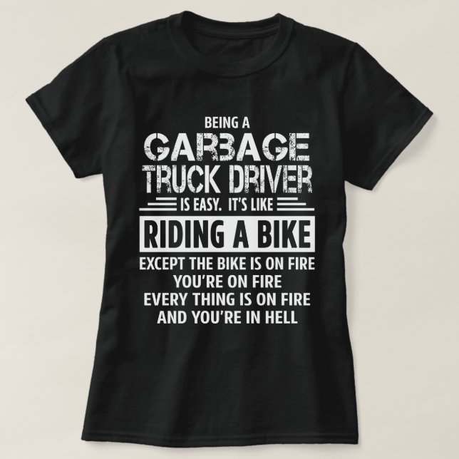 LKW-Fahrer T-Shirt (Design vorne)