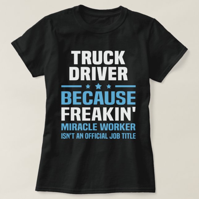 LKW-Fahrer T-Shirt (Design vorne)