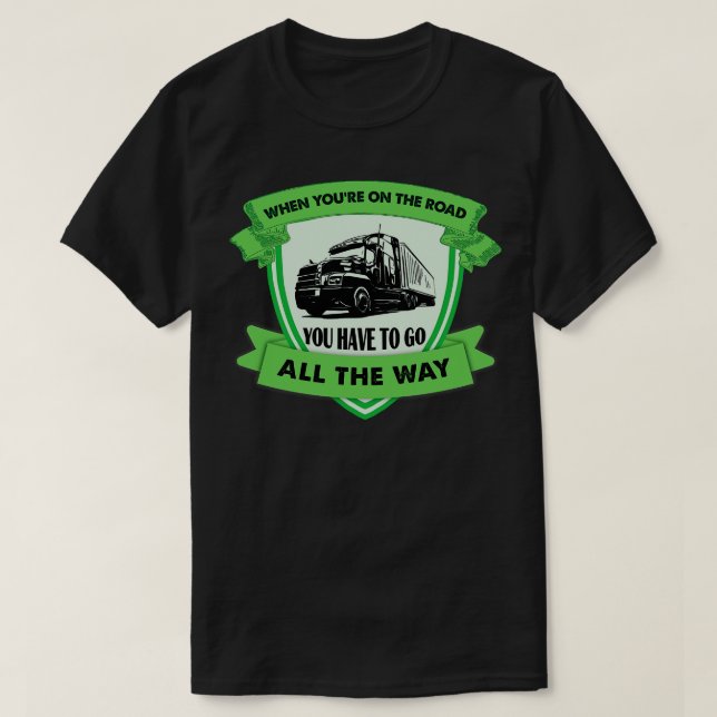 LKW-Fahrer T-Shirt (Design vorne)