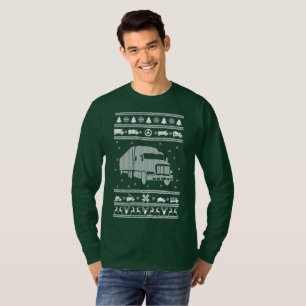 Lkw-Fahrer Uggge Weihnachtskraut T-Shirt