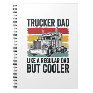 LKW-Fahrer-Vater wie ein normaler Vater, aber cool Notizblock