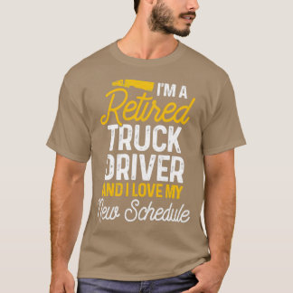 LKW-Fahrerfahrplan LKW-Rente G T-Shirt