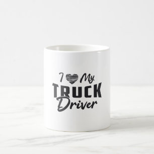 LKW-Fahrers Frau Ich Liebe Meinen LKW-Fahrer Lusti Kaffeetasse