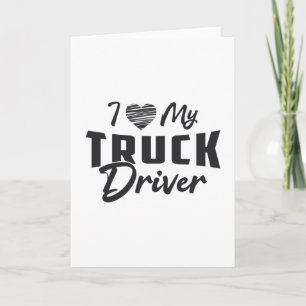 LKW-Fahrers Frau Ich liebe meinen LKW-Fahrer Lusti Karte