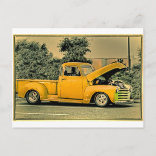 LKW Foto Bilder Vintag Alte Klassik T Shirt Postkarte