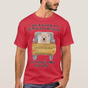 Lkw-Führerhundin T-Shirt