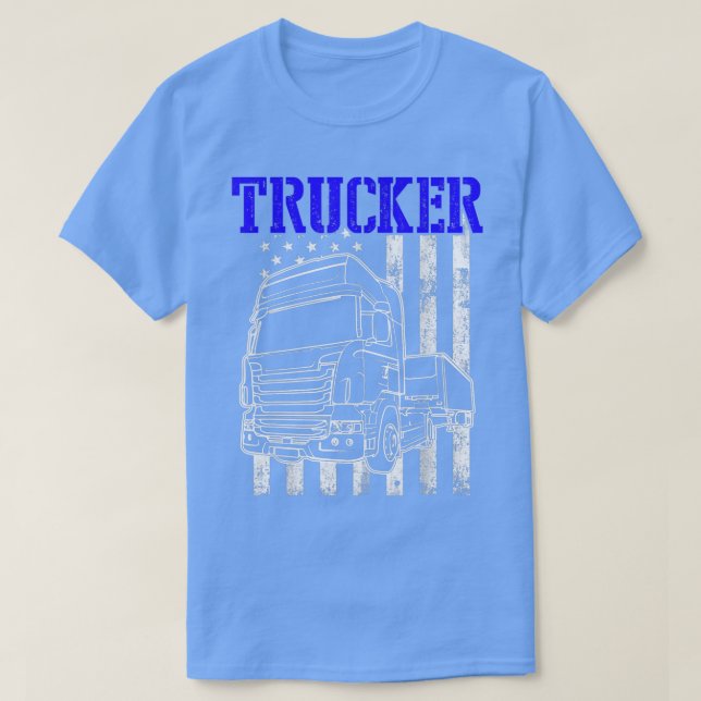 LKW Funny Truck Driver 2991 T-Shirt (Design vorne)