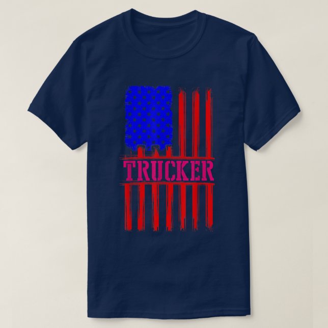 LKW Funny Truck Driver T-Shirt (Design vorne)