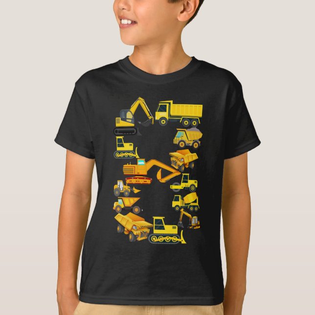 LKW für 8-Jährige T-Shirt (Vorderseite)