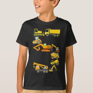 LKW für den Bau von 5-jährigen T-Shirt