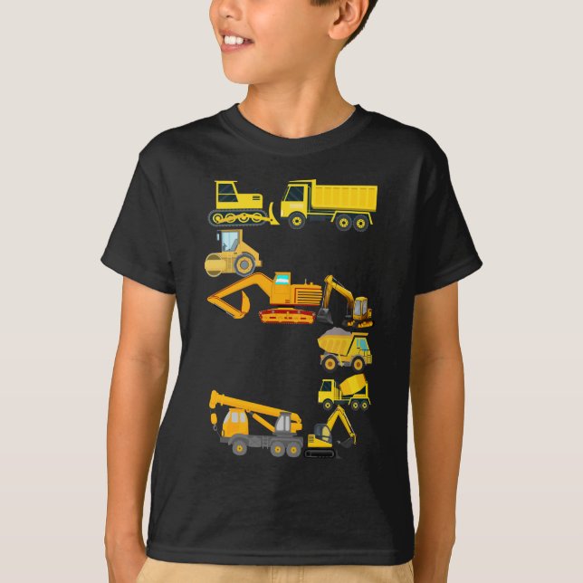 LKW für den Bau von 5-jährigen T-Shirt (Vorderseite)