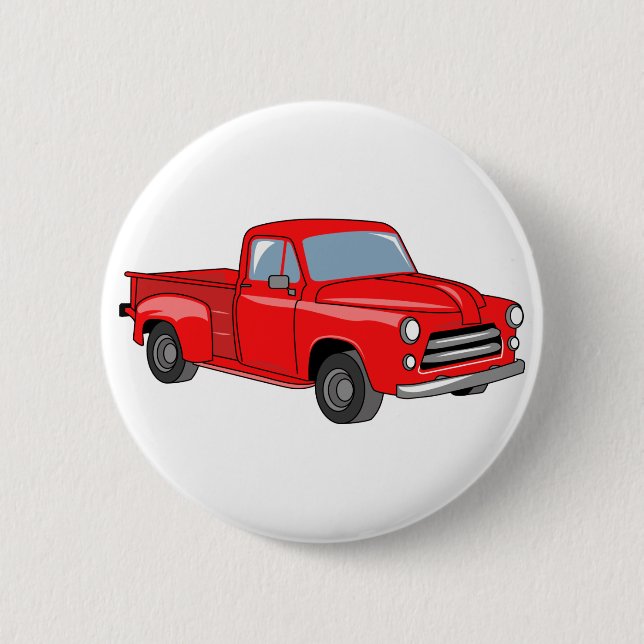 LKW für klassischen Lieferwagen Button (Vorderseite)