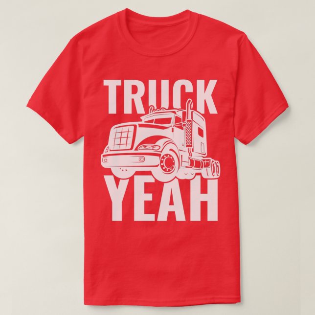 LKW-Geschenk für 18Wheeler LKW T-Shirt (Design vorne)