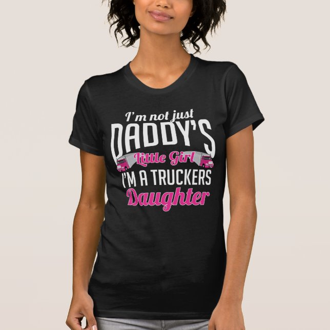 LKW-Girl-Truck-Tochter T-Shirt (Vorderseite)