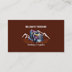 LKW-Halbzeug und Logistik Visitenkarte