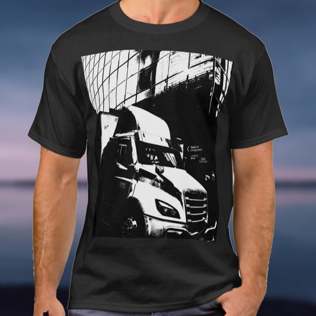 LKW in Montreal Kanada. LKW-Fahrer T-Shirt (Von Creator hochgeladen)