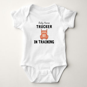 LKW in Training Truck Driver Baby Name Baby Strampler
