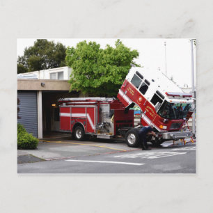 LKW-Inspektion Postkarte