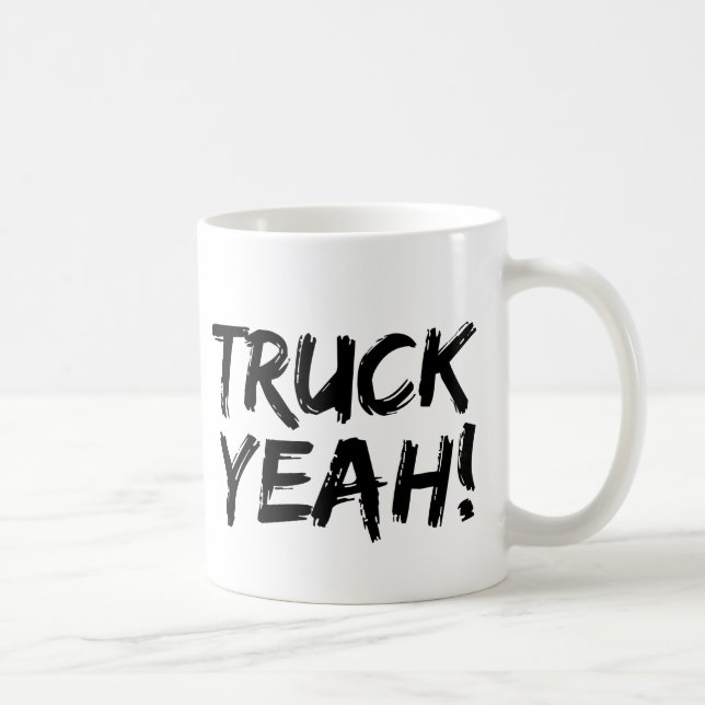 LKW ja Kaffeetasse (Rechts)