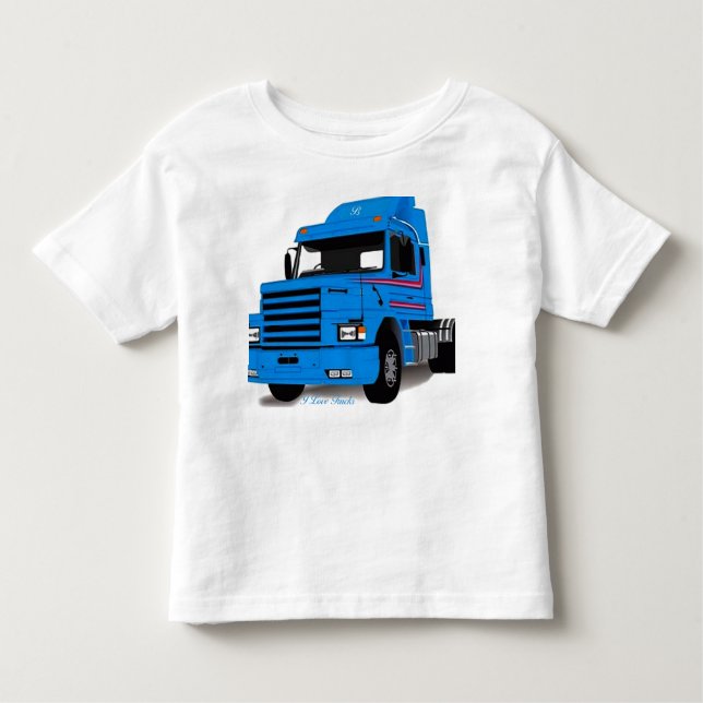 Lkw Kleinkind T-Shir Kleinkind T-shirt (Vorderseite)