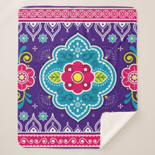 LKW-Kunst aus Indien und Pakistan nahtlos Muster d Sherpadecke