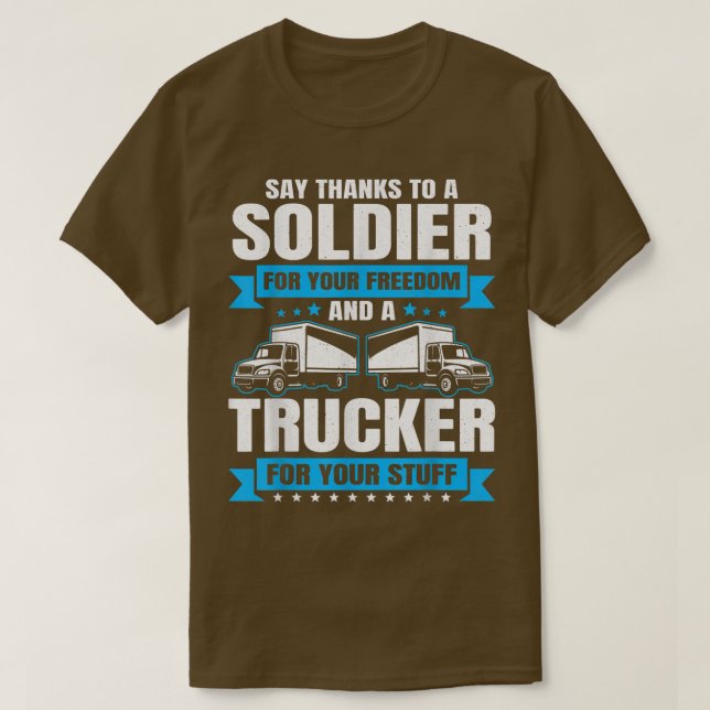 LKW Landlastwagen Diesel Güterkraftwagen T-Shirt (Design vorne)