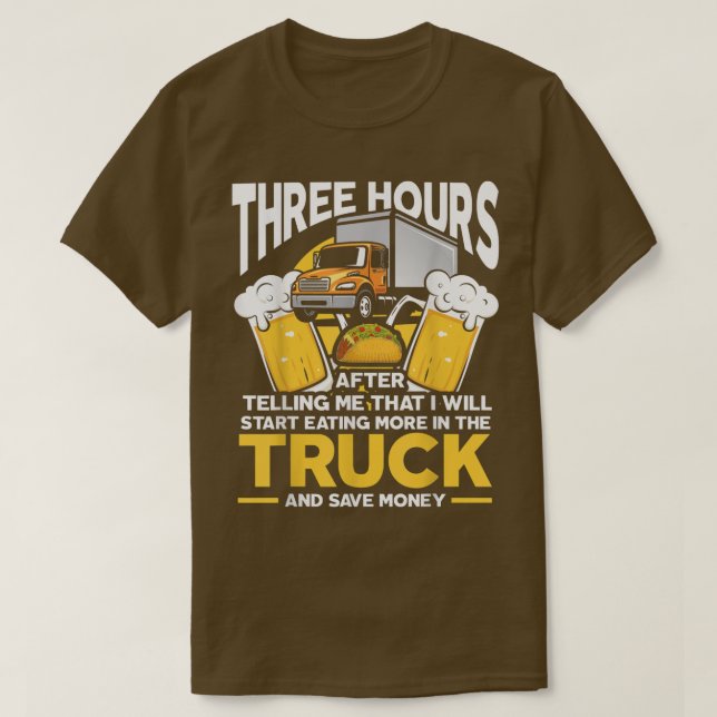 LKW Landlastwagen Diesel Güterkraftwagen T-Shirt (Design vorne)