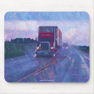 Lkw-Lastkraftwagenfahrer Mousepad