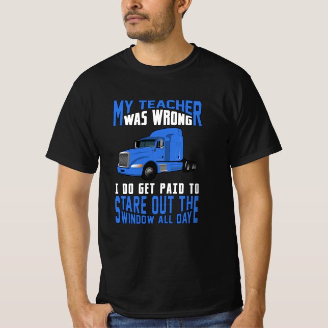 LKW Liebe LKWs Funny Gift Idea T-Shirt (Vorderseite)